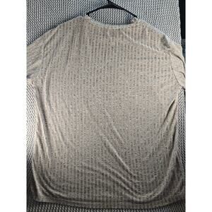 Frenchy Drop Shoulder Tee sIze Small. Camel Brown